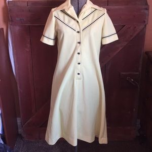 Vintage yellow dress